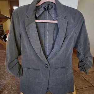 Gray Blazer, like new size Small